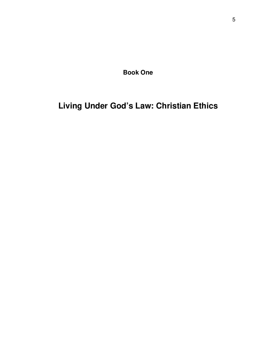 Living Under God_s Law  - Christian Ethics