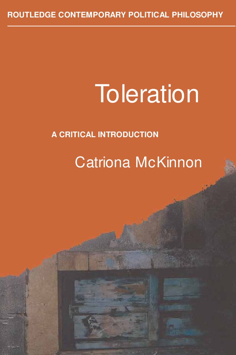 Toleration A Critical Introduction