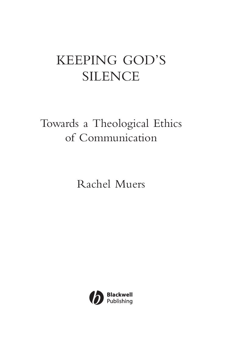 Keeping God’s Silence