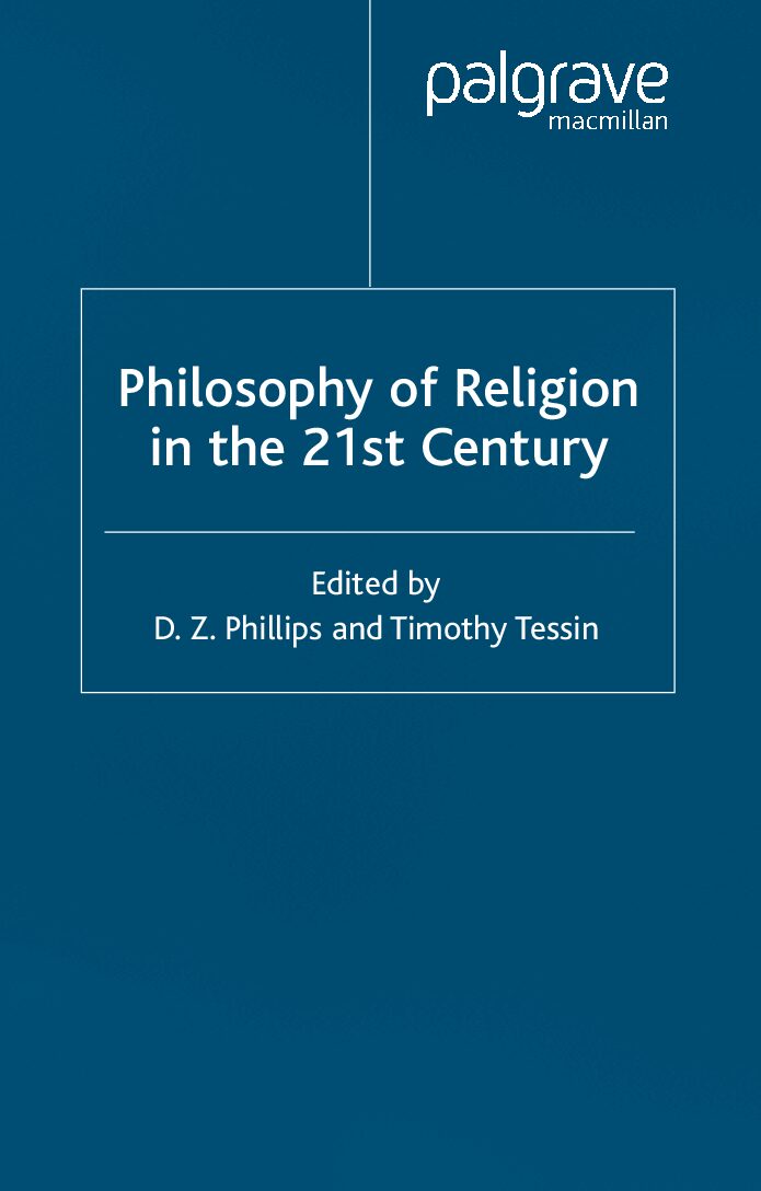 Philosophy Of Religion In The 21st Century