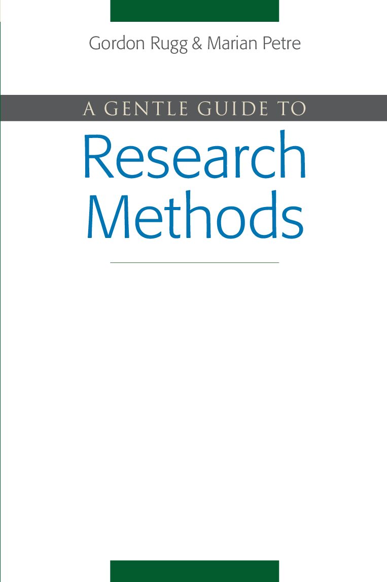 A Gentle Guide to Research Methods