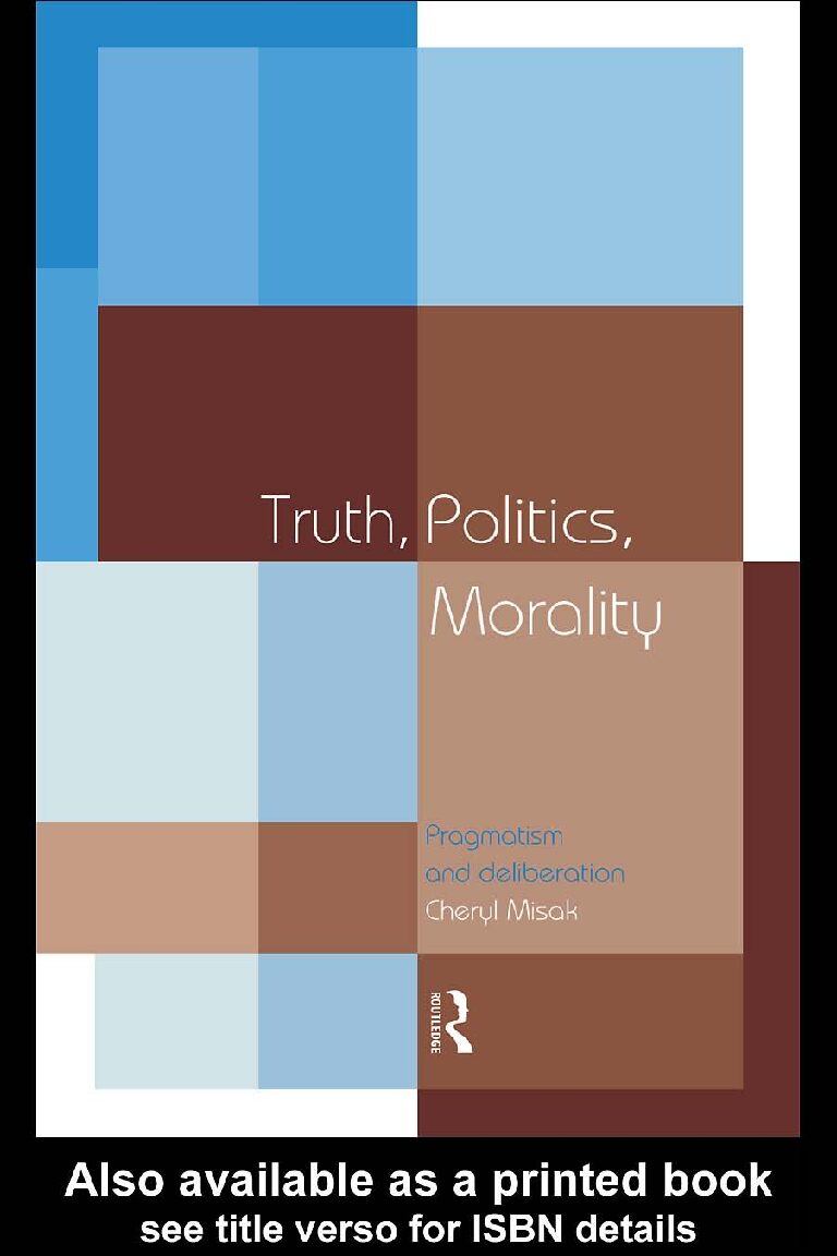Truth, Politics, Morality