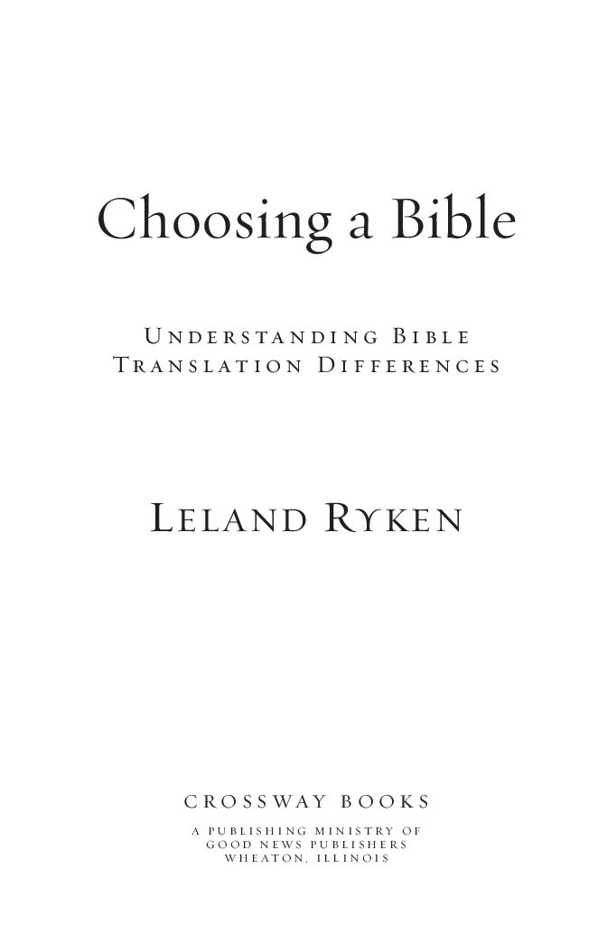 Choosing a Bible Understanding Bible Translation Differences