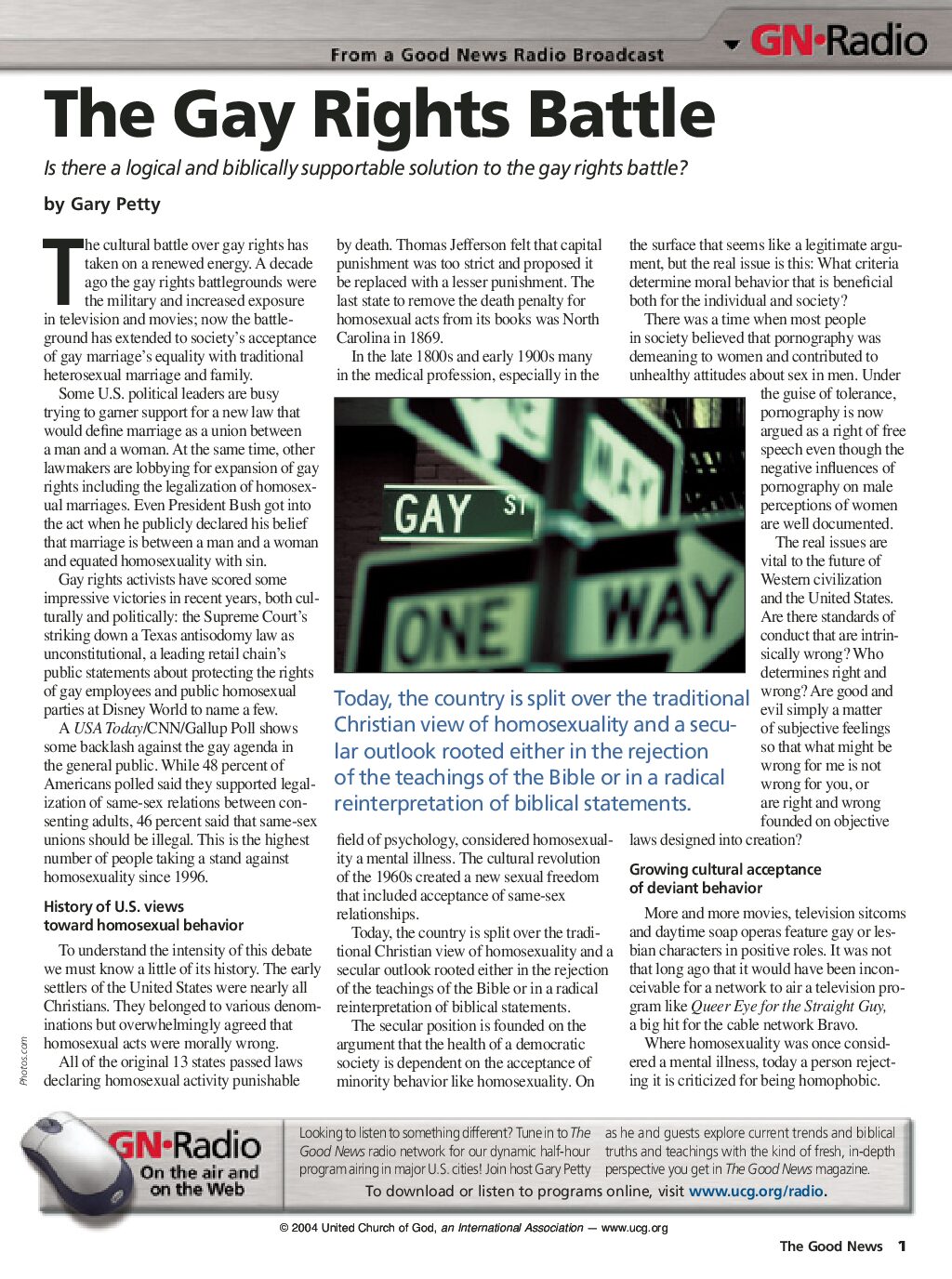 Christian View of Homosexsual