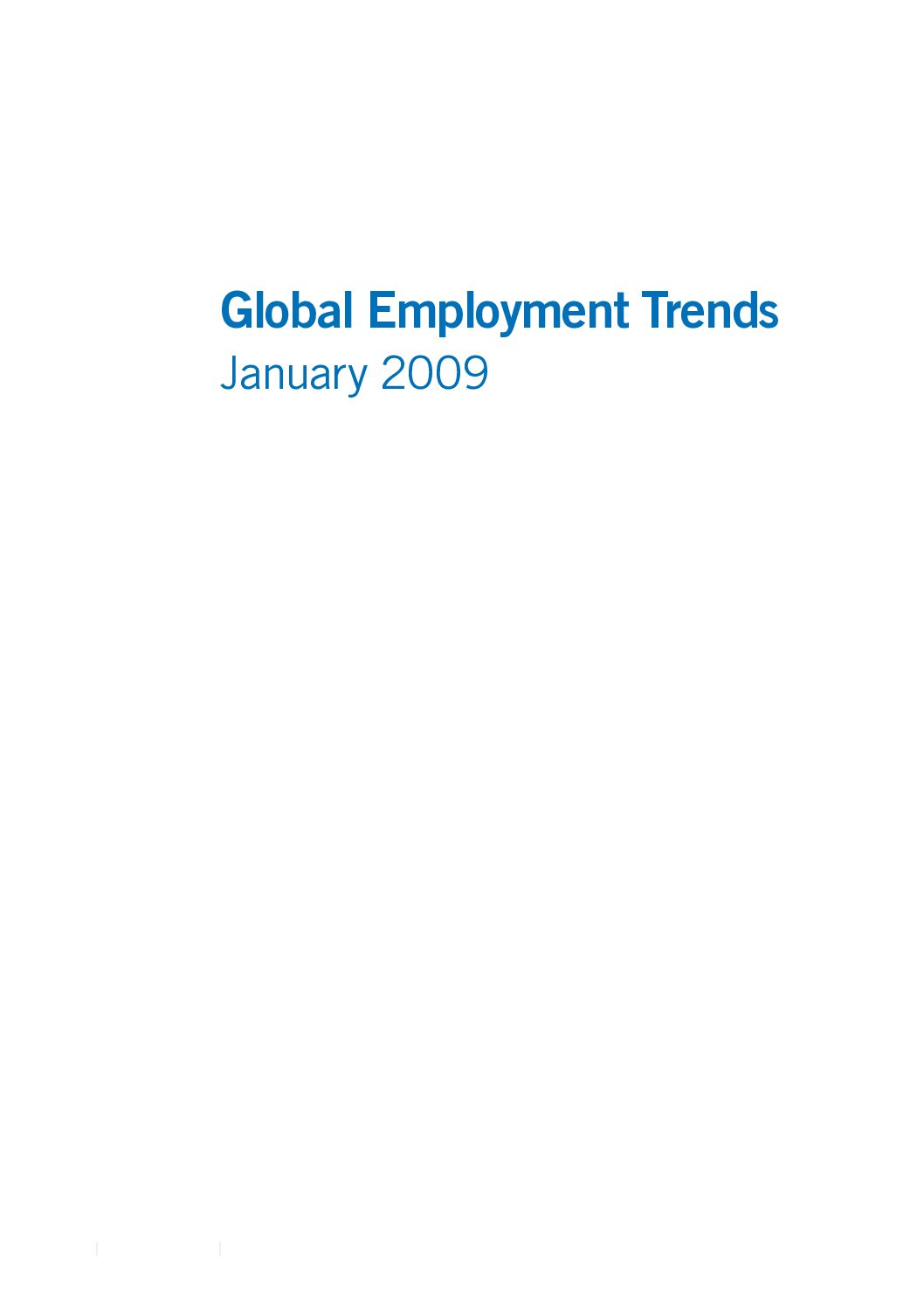 Global Employment Trends