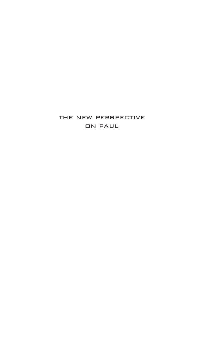 Kent L. Yinger-The New Perspective on Paul_ An Introduction-Cascade Books (2011)